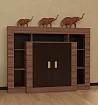 Комод Мебелеф-3, Коричневый