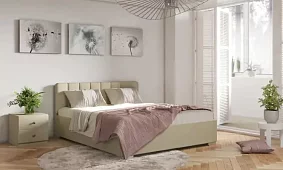 Кровать Дафне (Dafnе) Бежевый