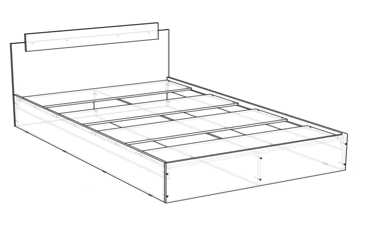 ф231 Кровать Эко 1.6 дизайн 2