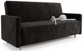 Прямой диван Скандика ПБ Книжка Коричневый
