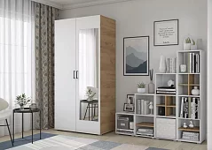 Шкаф Квадро 2-х ств 800 Белый 