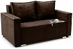 Прямой диван Лофт мини, Коричневый