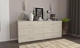 Комод Мальм Марс Бежевый 