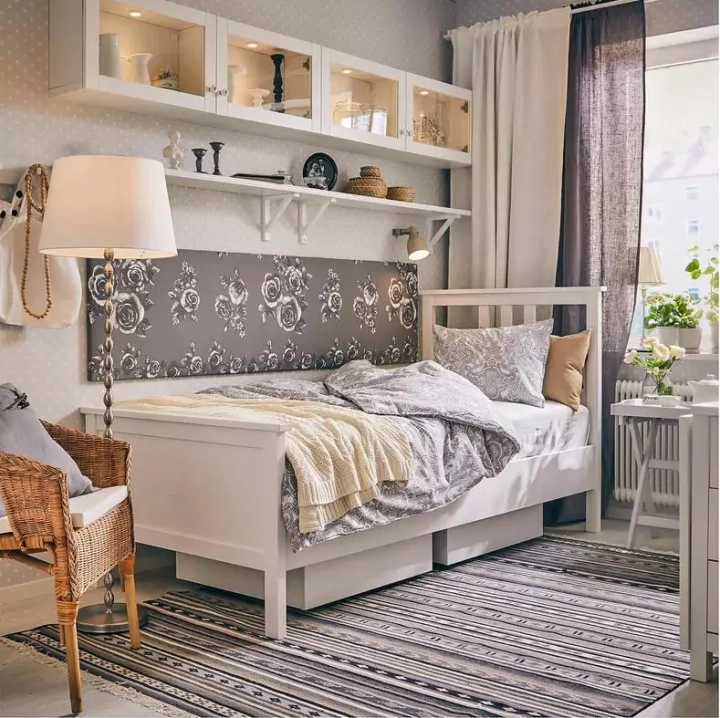Каркас кровати HEMNES, Белый