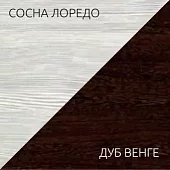 Шкаф-купе Элегант 3 Коричневый 