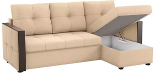 Угловой диван Валенсия Дельфин Бежевый