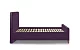 Кровать с подъемным механизмом Афина 7 160 с матрасом Divano Basic Независимые пружины (НПБ) дизайн 1, Фиолетовый