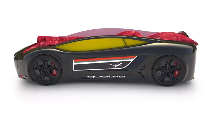 Кровать-машина Roadster Ауди, Черный
