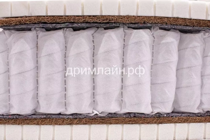 Матрас Дримлайн SleepDream Medium S1000, Белый