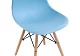 ф208а Стул деревянный Eames PC-015 blue