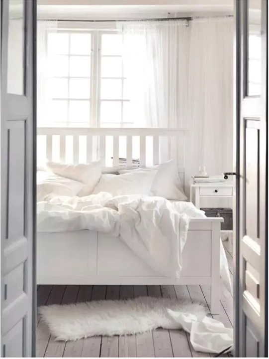 Каркас кровати HEMNES, Белый