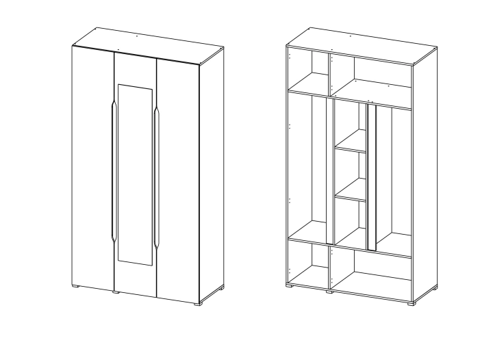 ф98 Шкаф Вега 3ств дизайн 1 1