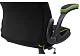 Кресло компьютерное Plast 1 green / black, Черный
