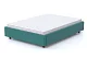 Мягкая кровать SleepBox 160 без изголовья, Бирюзовый