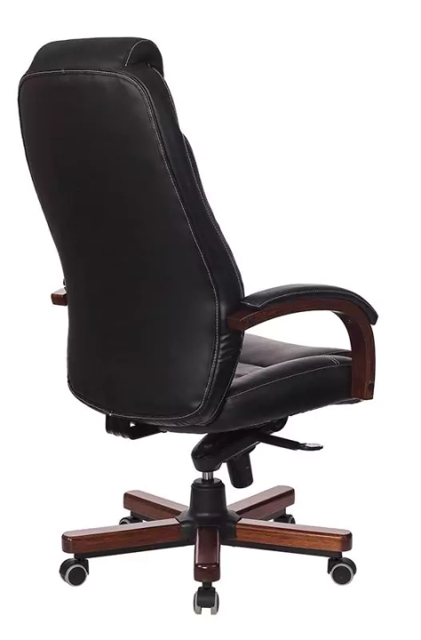 Кресло руководителя Бюрократ T-9923 Walnut, Черный