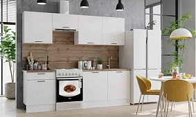 Кухня Паола 2.4м Белый 
