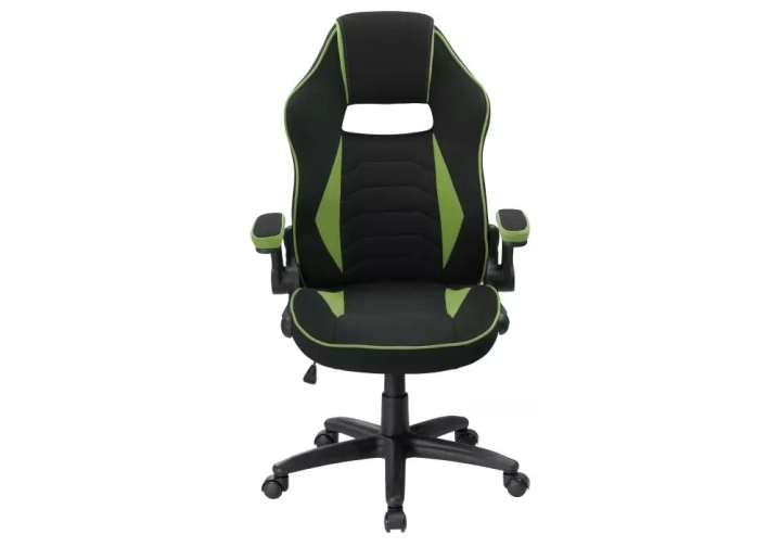 Кресло компьютерное Plast 1 green / black, Черный