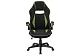 Кресло компьютерное Plast 1 green / black, Черный