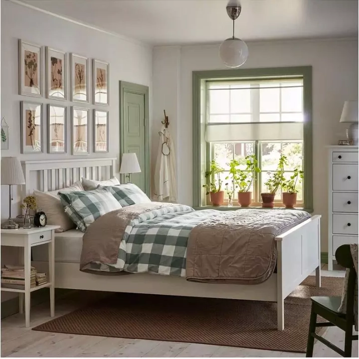 Каркас кровати HEMNES, Белый
