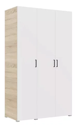 Шкаф Квадро 3-х ств 1350, Белый