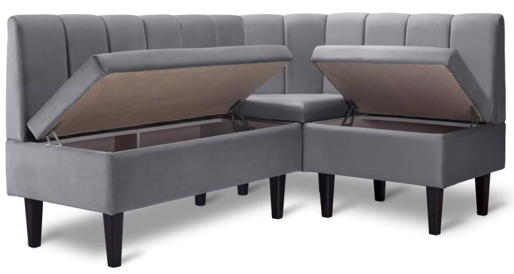 Кухонный угловой диван Лео дизайн 8