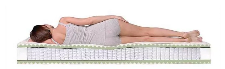 Матрас Дримлайн Komfort Massage S-1000 (х/б жаккард), Белый