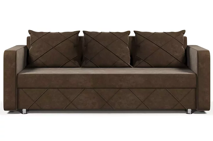 Прямой диван Атланта (Стелла), Коричневый