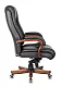 Кресло руководителя Бюрократ T-9925 Walnut, Черный