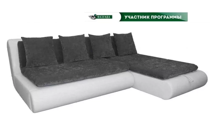 Угловой диван Кормакоф Лагуна Люкс, Серый
