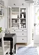Шкаф-витрина с 3 ящиками HEMNES, Белый