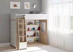 Кровать чердак Легенда Кровати без механизма Бежевый