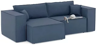 Угловой диван Лофт 2 секции Еврокнижка Синий