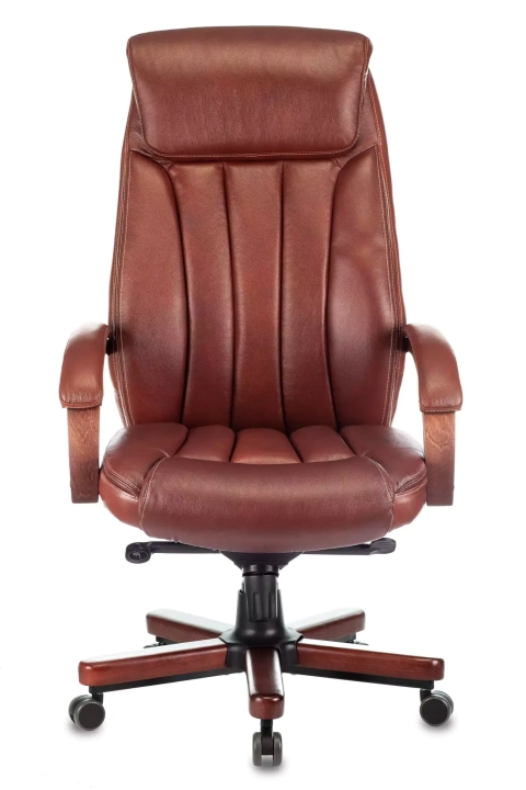 Кресло руководителя Бюрократ T-9922WALNUT, Коричневый