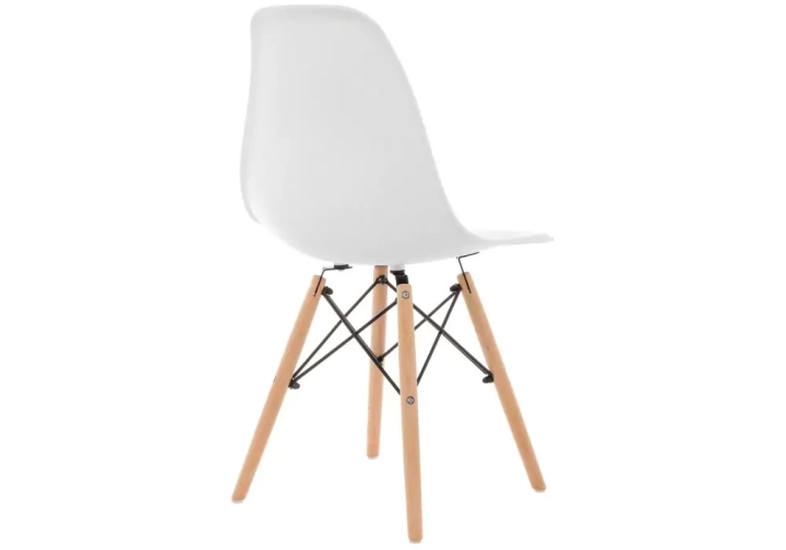 ф208а Стул деревянный Eames PC-015 белый