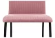 Стул Tod pink / black, Розовый