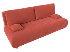 Прямой диван Лига-001 Еврокнижка Красный 