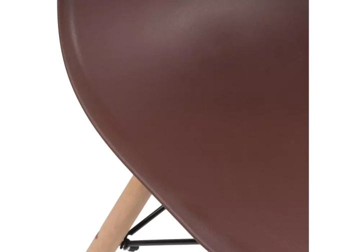 ф208а Стул деревянный Eames PC-015 brown