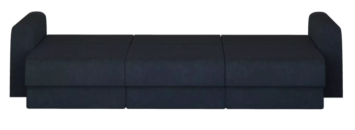 Прямой диван Мэдискона Long, Черный
