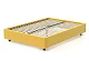 Мягкая кровать SleepBox 140 без изголовья, Желтый