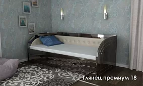 Кровать детская Глянец Кровати без механизма Коричневый