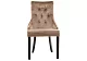 ф208а Стул деревянный Elegance dark walnut / fabric beige