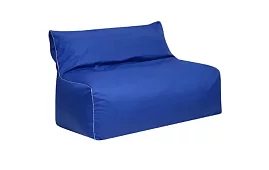 Прямой диван Модерн Без механизма Синий