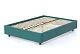 Мягкая кровать SleepBox 160 без изголовья, Бирюзовый