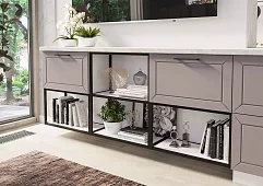 Каркасная полка Лофт ПМГ-Л 600 Белый