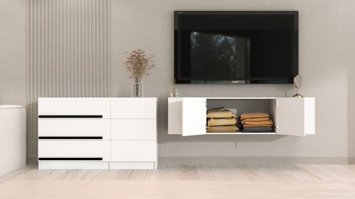 Комплект в гостиную Бастион 2.9 м, Белый