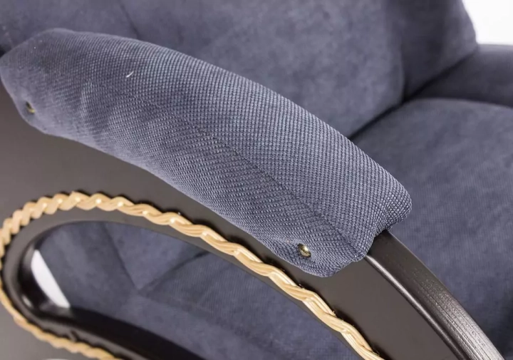 Кресло для отдыха модель 41 verona Denim Blue, Синий
