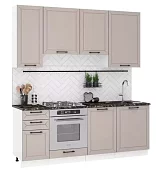 Модульная кухня Кельн 2.1м (софт карамель) Бежевый