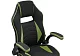 Кресло компьютерное Plast 1 green / black, Черный