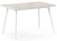 Стол стеклянный Маккензи Бежевый