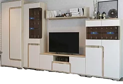Стенка Нота-25 дизайн 2 Белый